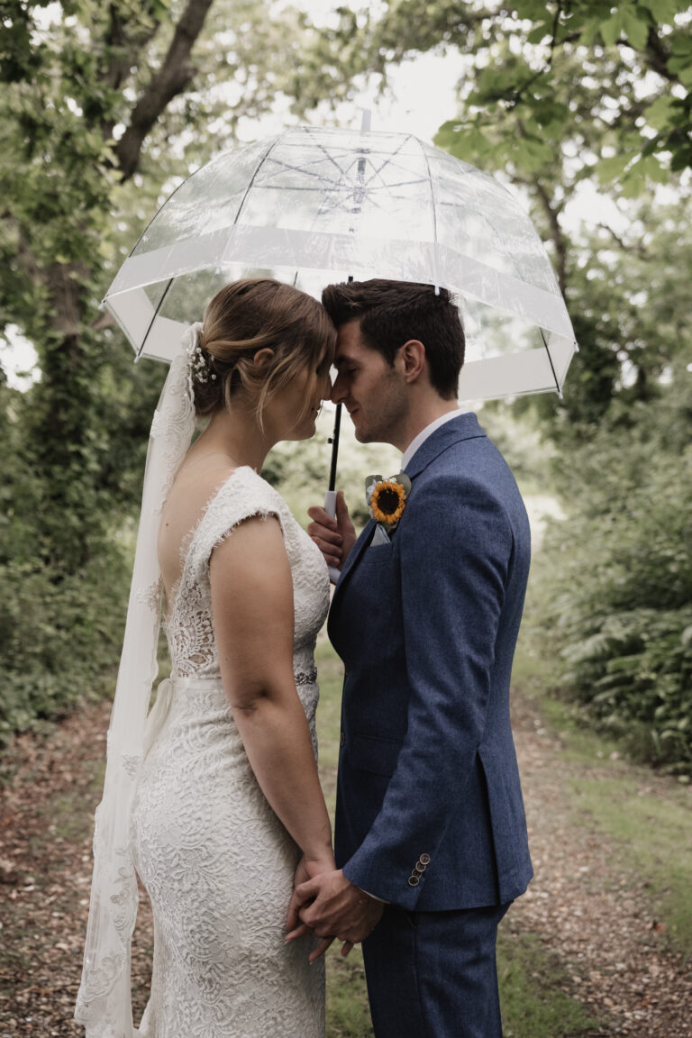 Bride, groom, Tournerbury Woods Estate, Wedding, Hampshire.